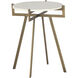 Anak 22 X 18 inch White End Table